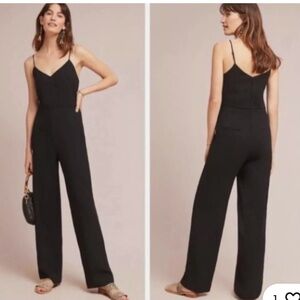 Anthropologie Essential Slim Spaghetti Strap Jumpsuit